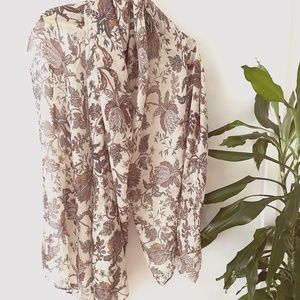 Bohemian Fall Leaves	Scarf